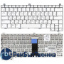 Клавиатура для ноутбука Dell XPS M1210 серебристая