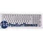 Клавиатура для ноутбука GATEWAY ID 15.6" Packard Bell TM81 TM86 TM87 TM89 TM94 TX86/NV50 серебристая
