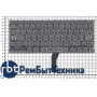 Клавиатура для ноутбука Apple A1369 2011+  черная с подсветкой, плоский ENTER