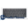 Клавиатура для ноутбука HP Elitebook 2560 с серебристой рамкой