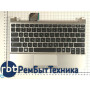 Клавиатура для ноутбука Samsung NC110 топ-панель серебристая