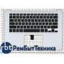 Клавиатура для ноутбука Apple A1369 2010+ черная без подсветки плоский ENTER топ-панель