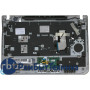 Клавиатура для ноутбука Samsung NF310 черная, топ-кейс серебристый BA75-02753C