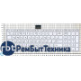 Клавиатура для ноутбука Toshiba L850 L875 L870 L855  белая c белой рамкой