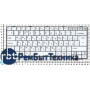 Клавиатура для ноутбука Fujitsu LifeBook S760 T901 белая