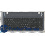 Клавиатура для ноутбука Samsung355V5C 350V5C NP355V5C NP355V5C-A01 BA75-04093C черная с серой рамкой