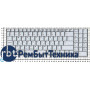 Клавиатура для ноутбука Asus M50 M70 X70 X71 G50 серебристая