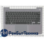 Клавиатура для ноутбука Samsung NP530U3B 530U3B черная топкейс серый BA75-03711C