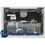 Клавиатура для ноутбука Samsung NP530U3B 530U3B черная топкейс серый BA75-03711C