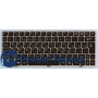 Клавиатура для ноутбука MSI U160 L1350 U135 черная рамка бронзовая Клавиатура для ноутбука MSI U160 L1350 U135 черная рамка бронзовая
