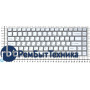 Клавиатура для ноутбука Sony Vaio VPC-EA белая без рамки