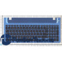 Клавиатура для ноутбука Samsung 355V5C 350V5C NP355V5C NP355V5C-A01 BA75-04093C черная рамка синяя Клавиатура для ноутбука Samsung 355V5C 350V5C NP355V5C NP355V5C-A01 BA75-04093C черная рамка синяя