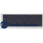 Клавиатура для ноутбука Asus X551 X551CA X551MA X553 черная без рамки (плоский Enter)