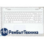 Клавиатура для ноутбука Samsung 370R4E 370R4E-S01 370R5E 15.6" белая топ-панель