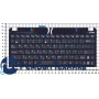 Клавиатура для ноутбука Asus Eee 1015 x101 черная с черной рамкой Клавиатура для ноутбука Asus Eee 1015 x101 черная с черной рамкой