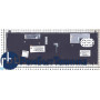 Клавиатура для ноутбука HP Probook 4520S 4525s черная c рамкой