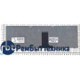 Клавиатура для ноутбука LENOVO IdeaPad B5400 M5400 черная с серебристой рамкой