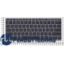 Клавиатура для ноутбука HP EliteBook 720 G1 G2 725 G2 черная с серебристой рамкой с подсветкой