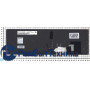 Клавиатура для ноутбука Lenovo Thinkpad S5 Yoga 15 черная с подсветкой