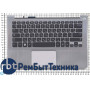 Клавиатура для ноутбука Samsung 900X3A топ-панель серебристая