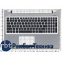 Клавиатура для ноутбука Asus K56 топ-панель черно-серебристая