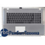 Клавиатура для ноутбука Asus X751 топ-панель черно-серебристый