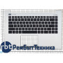 Клавиатура для ноутбука Asus VivoBook S451LB черная топ-панель серебристая