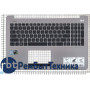 Клавиатура для ноутбука Asus K501L, K501LB, K501LX, K501U, K501UX, K501UW, черная топ-панель серая
