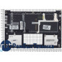 Клавиатура для ноутбука Asus UX32 UX32A UX32V UX32VD BX32 UX32E черная топ-панель серебристая