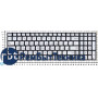 Клавиатура для ноутбука Asus N541 серебристая
