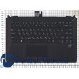 Клавиатура для ноутбука Asus G46 топ-панель черная с подсветкой