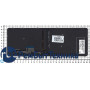 Клавиатура для ноутбука HP EliteBook Folio 1000 1040 G3 черная с сереристой рамкой и подсветкой
