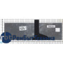 Клавиатура для ноутбука Toshiba Satellite L850 L875 L870 L855 черная c серебристой рамкой