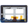 Модуль (Матрица, экран, дисплей EJ070NA-01F + тачскрин) Acer Iconia Tab B1-A71 с рамкой