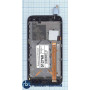 Модуль (Матрица, экран, дисплей+тачскрин) Lenovo S720 черный с рамкой